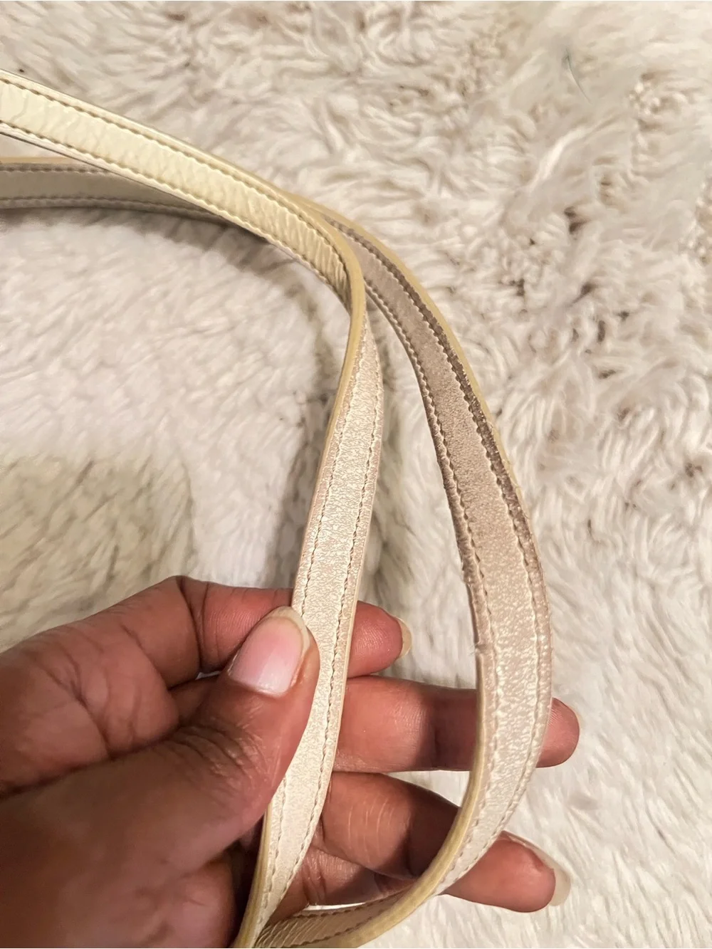 Vintage Coach y2k Two-Tone Signature Stripe Canvas Tote in Brown and Cream